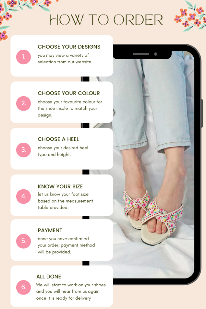 how to order nyonya shoes
